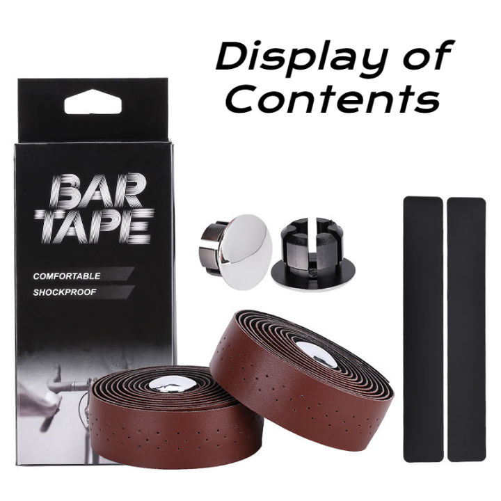 2PCS%20Bicycle%20Handlebar%20Tape%20Bicycle%20Road%20PU%20Artificial%20Leather%20EVA%20Textured%20Punch%20Strap%20Cycling%20Gear%202150x30x3mm%20Accessories%20-%20Image%203