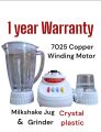 STANDARD QUALITY 2-IN-1 & 3-IN-1 JUICER BLENDER MACHINE – 7025 FULL COPPER WINDING MOTOR. 