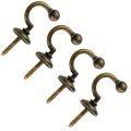 8pcs Wall-Mounted Curtain Holder Window Tassel Rack Clothes Coat Towel Rack Durable Home Decorative Hooks.
