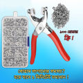 Snap Fasteners Kit | Metal Snap Buttons with Fastener Pliers Press + 100 Free Buttons. 
