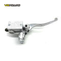 UNIVERSAL Motorcycle Brake pump Front Wheel Cylinder Disc Brake Hydraulic Pump Assy Motorbike Up Pump Level 125cc silver. 
