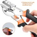 Multi Angle Miter Shear Cutter for Angular Cutting of and Trim from 45 to135 Degree Hand Tools for Cutting Soft Wood Plastic PVC. 