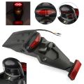 Universal Motorcycle Rear Fender Mudguard with LED Tail Light for all bikes speacial ybr ( all alter bikes + ybrs + cafy racer + cd 70cc. 