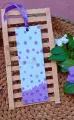 lavender bookmark. 
