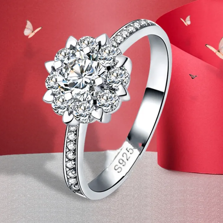 Luxury%20925%20Sterling%20Silver%20Classic%20Ring%20for%20Women%20%20snowflake%20jewelry%20simple%2030ct%20diamond%20ring%20imitation%20diamond%20women's%20ring%20-%20Image%202