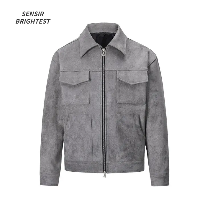 Autumn%20Jackets%20Oversize%20Casual%20Clothes%20High%20Street%20Pockets%20Laper%20Zipper%20Suede%20Thick%20Coat%20Mens%20Windbreaker%20Loose%20-%20Image%202