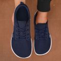 Wide Toe Men Shoes Breathable Knitted Mesh Comfortable Barefoot Shoes Casual Versatile Soft Sole Wide Last Shoes Walking Shoes. 