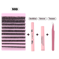 MJ DIY Lashes Extension kit Eyelashes 200 PCS Clusters Lash Bond and Seal Makeup tools for gluing Lashes Gluing Glue Accessories. 