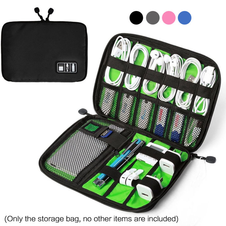 Multifunctional Cable Organizer Bag Portable Waterproof Travel Bag For Storaging Cable Headphone Case Power Bank