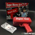 Super Money Machine Toy Cell Battery Operated Money Gun Paper Spary Machine. 