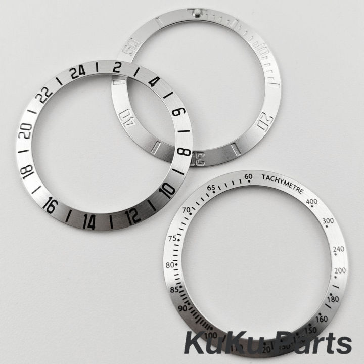 NH35%20Function%20Silver%2038MM%20Chronograph%20Indices%20Sloping%20Bezel%20Insert%20SUB%20Diving%20NH34%20GMT%20Watch%20Insert%20Watch%20Replace%20Aluminum%20Bezel%20-%20Image%203