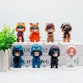 Naruto Tailed Beast Costume Figurine Q-version Naruto Kakashi Sakura Sasuke Itachi Peripheral Figurine Desktop Ornament. 