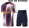 New Season Real Madrid Away Jersey Set FCB Barcelona Latest Spotify Home Set For Men - Football Club Jerseys. 