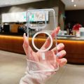 For Xiaomi 14 13 13T 12 11 Pro Ultra Magsafe Magnetic Case Clear Wireless Charging Lens Protector Shockproof Acrylic Hard Cover. 