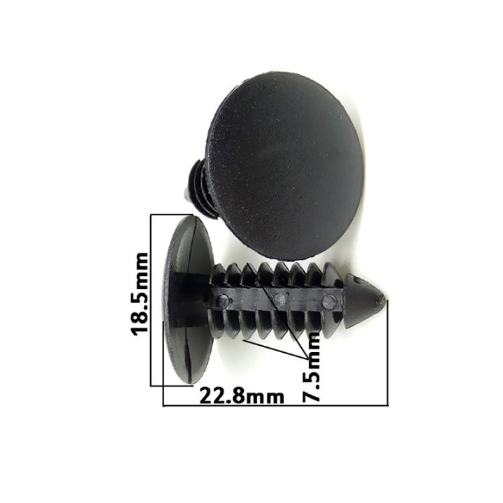 50Pcs%20Car%20Universal%20Plastic%20Rivet%20Fastener%20Clips%207.5mm-6.0mm%20Hole%20For%20Nissan%20For%20Honda%20Fender%20Bumper%20Shield%20Retainer%20Rivet%20-%20Image%203