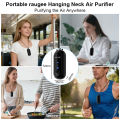 Portable Air Purifier Mini Travel Personal Air Cleaner Necklace Rechargeable Wireless Air Filterless Hanging Neck Air Purifier.