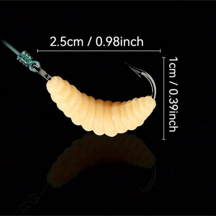 %20Maggots%20Fishing%20Bait%20Set%20with%20Hooks%20-%20Versatile%20Grub%20Lures%20for%20Bass,Trout,Crappie,Bluegill,Ideal%20for%20Freshwater%20Fishing%20-%20Image%202