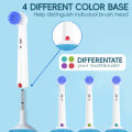 Compatible with Oral B Electric Toothbrush Replacement Toothbrush Brush Heads, Soft Toothbrush Head for OralB Sensitive Gum Care.