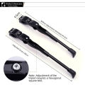 Bicycle Stand 40cm Height Adjustable and Universal Side Stand Durable Bike Stand Made of Aluminium Alloy Adjustable Bracket. 