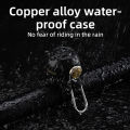 ROCKBROS Bicycle Bell Safety Warning Bike Bell Horn Handlebar Copper Alloy Non-slip Bicycle Alloy Ring Crisp Sound Cycling Alarm. 