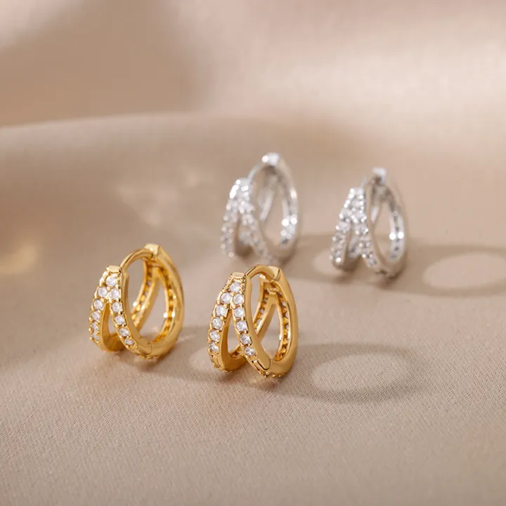Zircon%20Star%20Hoop%20Earrings%20for%20Women%20Stainless%20Steel%20Gold%20Color%20Round%20Huggie%20Earrings%202023%20Trend%20Wedding%20Jewelry%20pendientes%20mujer%20-%20Image%205