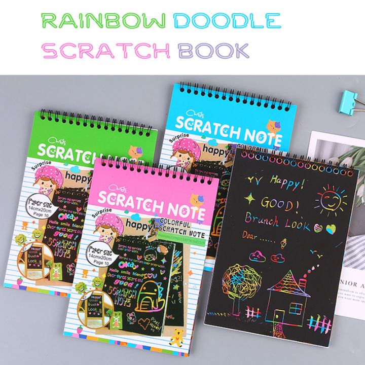 12%20Sheets%20Rainbow%20Scratch%20Note%20Sketchbook%20Paper%20Painting%20Toys%20Children%20DIY%20Color%20Art%20Doodle%20Scratch%20Off%20Card%20Drawing%20Notebooks%20-%20Image%203