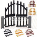 Marumine MOC Bricks Door 1x4x9 Arched Iron Gate Accessories Compatible 42448 City Street View House Buidling Blocks Castle Parts.