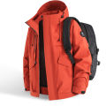 Autumn New Men's Mountaineering Jacket Windproof and Waterproof Fabric Fashion Hip Hop Design Casual Oversize Outdoors Coat. 