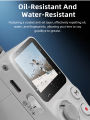 3PCS Tempered Glass Screen Protector for RS 4 Mini, 9H Hardness HD Easy Installation, Anti-Scratch Protection Film Accessories. 