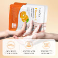 6 Pairs SADOER Fruit Hand Mask Avocado Honey Peach Papaya Cherry Strawberry Vitamin C Moisturizing Masks For Hands Skin Care. 