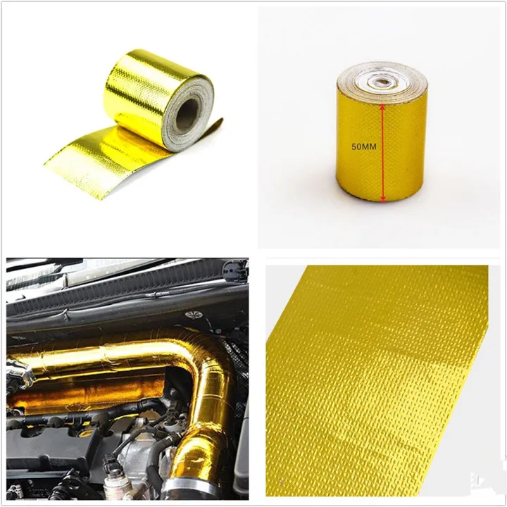 5m%20Self%20Adhesive%20Heat%20Shield%20Wrap%20Automotive%20Exhaust%20Tube%20Insulation%20Tape%20Golden%20Heat%20Barrier%20Self%20Adhesive%20Engine%20Gold%20-%20Image%202