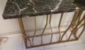 Console table with marble style wooden top/ Entryway table/ Living room table/ Console side table. 