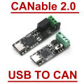 TYPE-C USB to CAN CANable V2 PCAN, CAR CAN bus debugging tool Communication protocol analysis CAN-FD SLCAN Cangaroo Software. 
