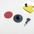 For  Accessories Flat Base Fixed Surfboard Bracket Bodyboad + Sticker for  Hero  OSMO Action4 Camera Insta360 X3. 