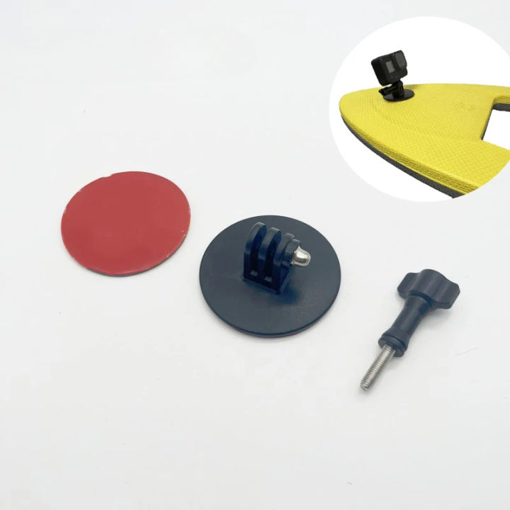 For  Accessories Flat Base Fixed Surfboard Bracket Bodyboad + Sticker for  Hero  OSMO Action4 Camera Insta360 X3