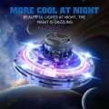 Colorful Glowing LED Flash Light Flying Spinner Ball Kids Toy Boomerang Magic Mini UFO Drone Stress Relief Fidget Toys. 