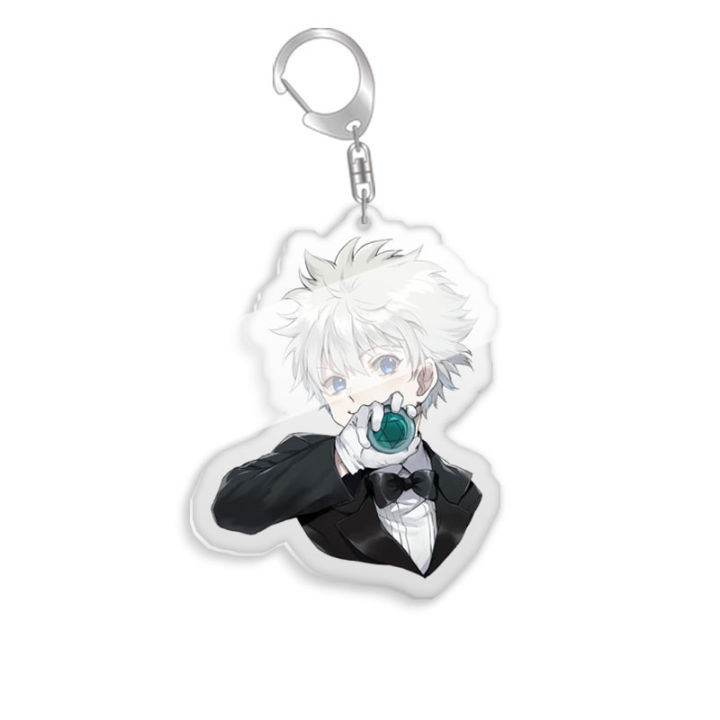 HunterxHunter%20Gon%20Freecss%20Cartoon%20Acrylic%20Keychains%20Killua%20Zoldyck%20Pendants%20Kurapika%20Keyring%20Hisoka%20Bag%20Tag%20Trendy%20Collection%20-%20Image%207