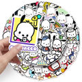 10/30/50pcs Cute Pochacco Anime Stickers Sanrio Graffiti Sticker DIY Phone Skateboard Notebook Kawaii Cartoon Decal for Kids Toy. 