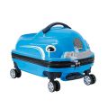 Car Children's Cartoon Luggage Box 18 Inch Universal Wheel Mountable 3D Trolley Bag Car Suitcase on Wheels Boy Girl Rolling Luggage Luggage Children's Sitting Guardrail Seat Baby Scooter Suitcase for Kids Trolley Carry on-Suitcase Travel Bag. 