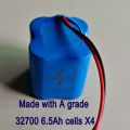 12v lithium battery 12v lifepo4 battery 12.8v 6.5Ah 4s1p 32700 cells in pakistan sparkflow batteries. 