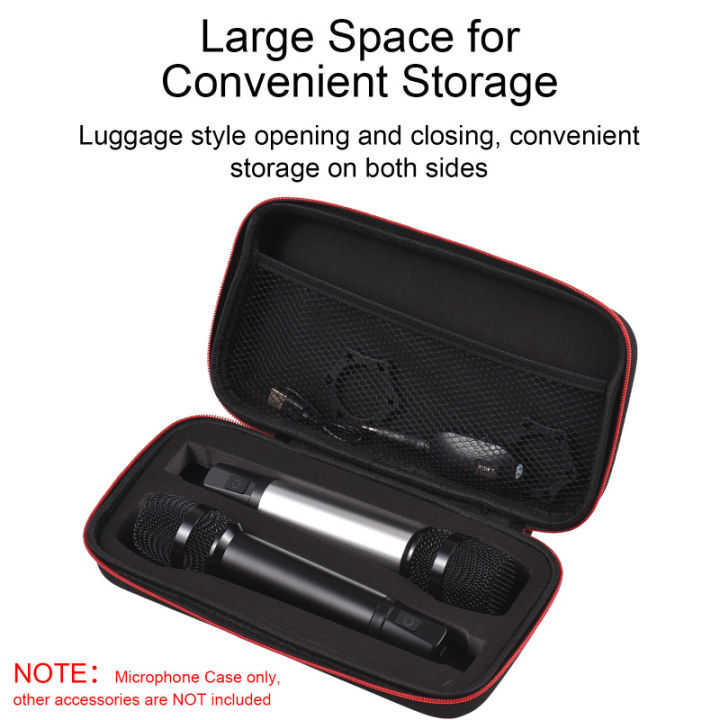 Microphone%20Case%20Dual%20Microphones%20Carrying%20Bag%20Mic%20Bag%20Storage%20Box%20Case%20Water-resistant%20Shock-proof%20for%20Storing%202%20Microphones%20-%20Image%202
