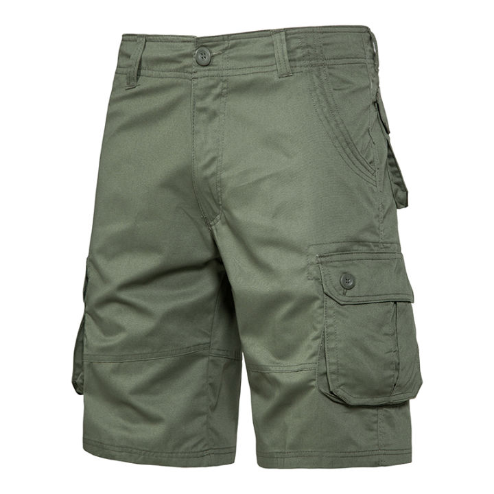 Men's%20Shorts%20Loose%20Large%20Size%20Multi-Pocket%20Overalls%20Summer%20Cotton%20Comfortable%20%20Pants%20Outdoor%20Casual%20Sports%20Beach%20Pants%20-%20Image%204
