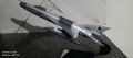F7 Jet Fighter Diecast Plastic Model, 3-Piece Home Decor Model. 