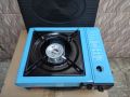 Portable Outdoor Camping Gas Stove with Carrying Case Unused Open Box. 