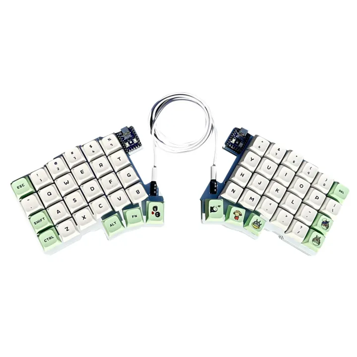 Silakka54 Split Keyboard Kit VIAL/QMK Wired Custom Hotswap Ergonomic ...