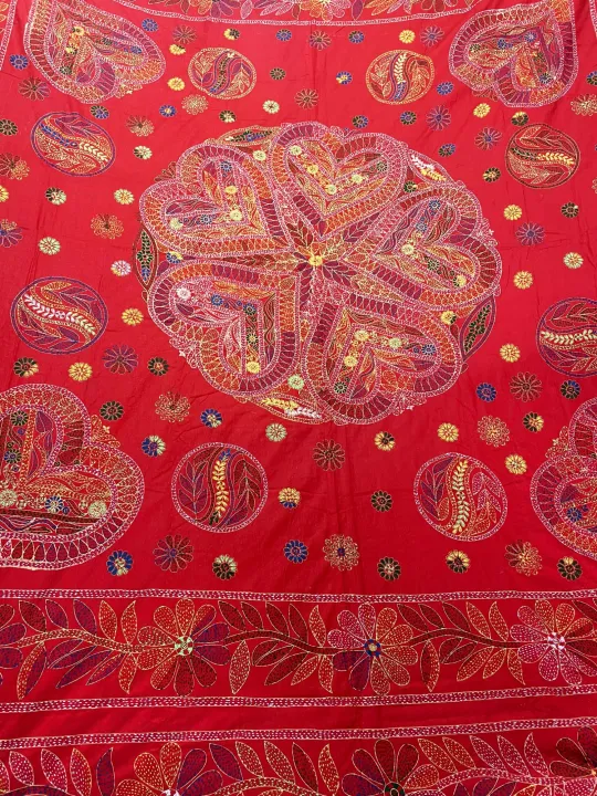 Home%20Made%20Nokshi%20katha%20king%20size%205%20feet%20by%206%20feet%20cotton%20febrices%20-%20Image%207