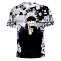 Kids And Mens Summer t shirts Japanese Anime Jujutsu Kaisen Gojo Boys T-shirt Summer Oversized Harajuku Casual Sport Streetwear.