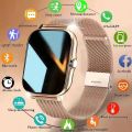 New Smart Watch Android IOS Phone 1.44 Inch Color Screen Bluetooth Call Blood Oxygen/Pressure Monitoring Smart Watch Women Men.