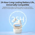 SK19-Mini Wireless Bluetooth-compatible Headset, Small Earbuds for Sleep Work Sports, Invisible HD HiFi Bass Sound Quality.