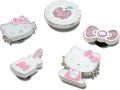 Creative Kawaii Hello Kittys Pink Shoe Charms Casual Cute Kitty Shoe Accessories Decration Crocs DIY Sandals for Kids Gifts. 